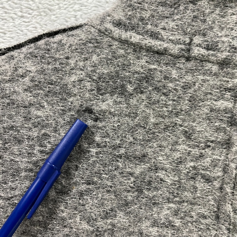 Cut Loose Jacket Women Medium Full Zip Wool USA Made Minimalist Preppy Career - Picture 4 of 11